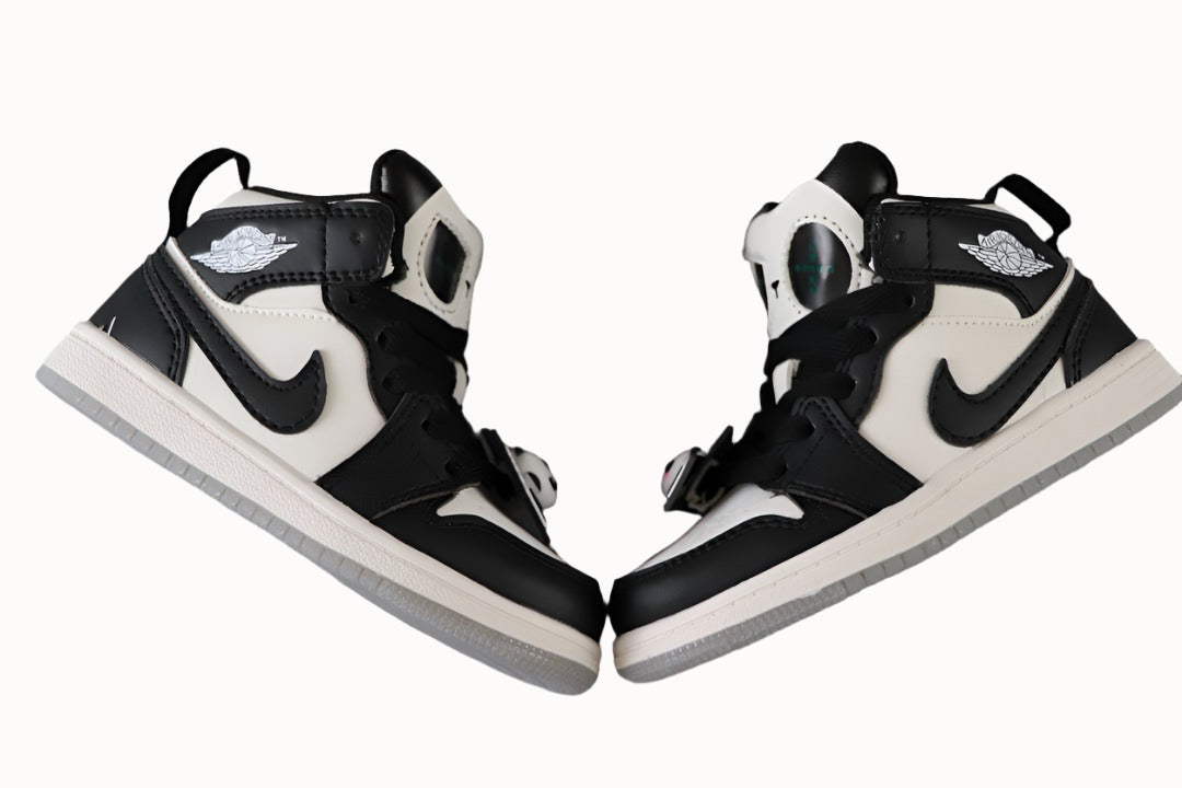 Kids Air Jordan 1 High 'Panda Black White'
