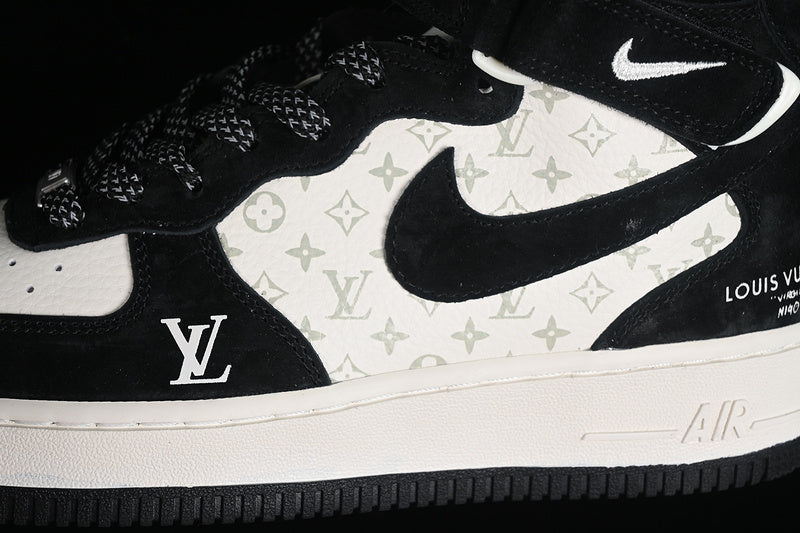 Air Force One High X Louis Vuitton Black-White