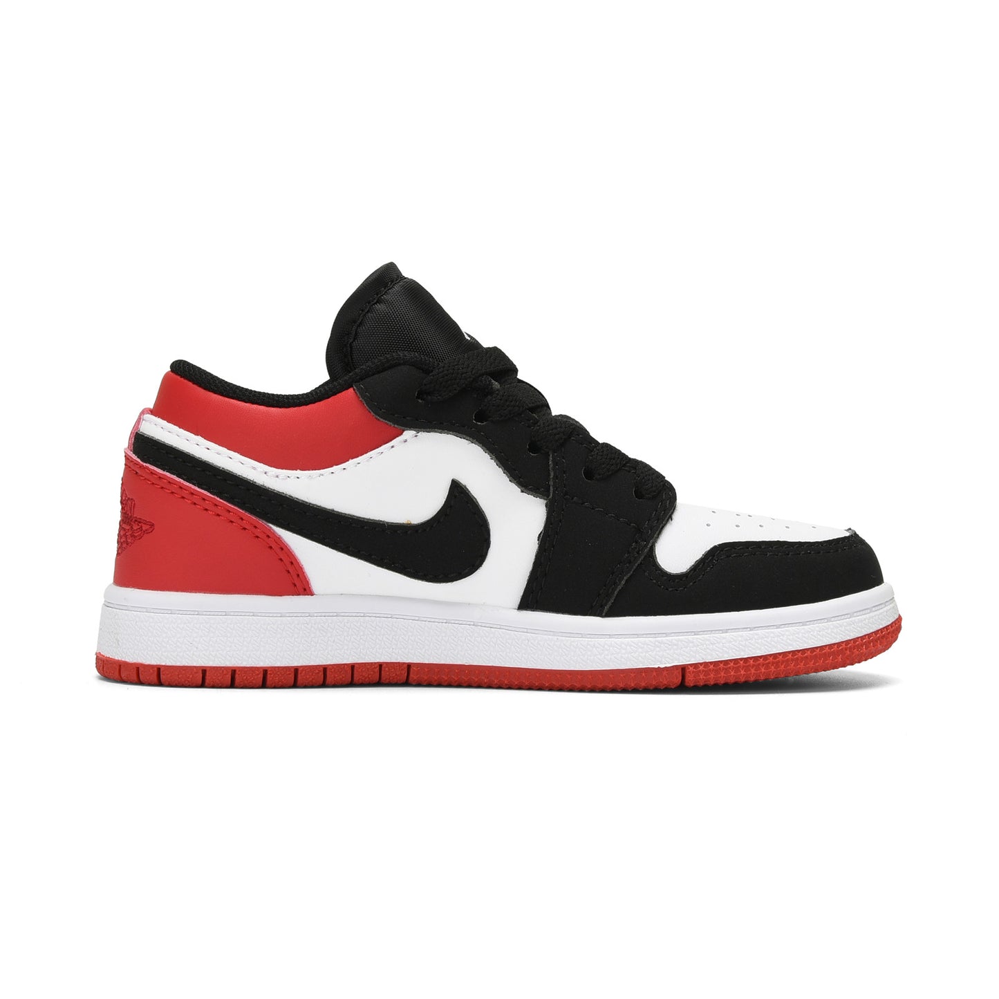 Kids Air Jordan 1 Low 'White Black Red'