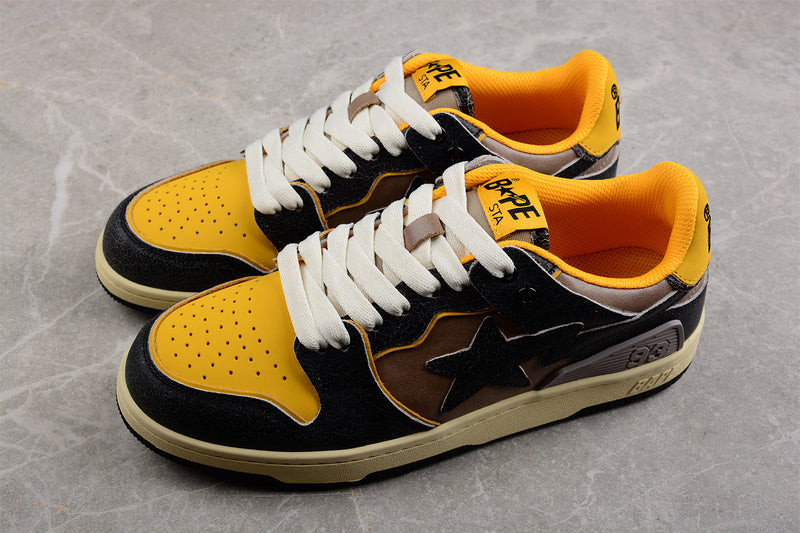 BATHING APE® Sk8 Sta 'Black Yellow'
