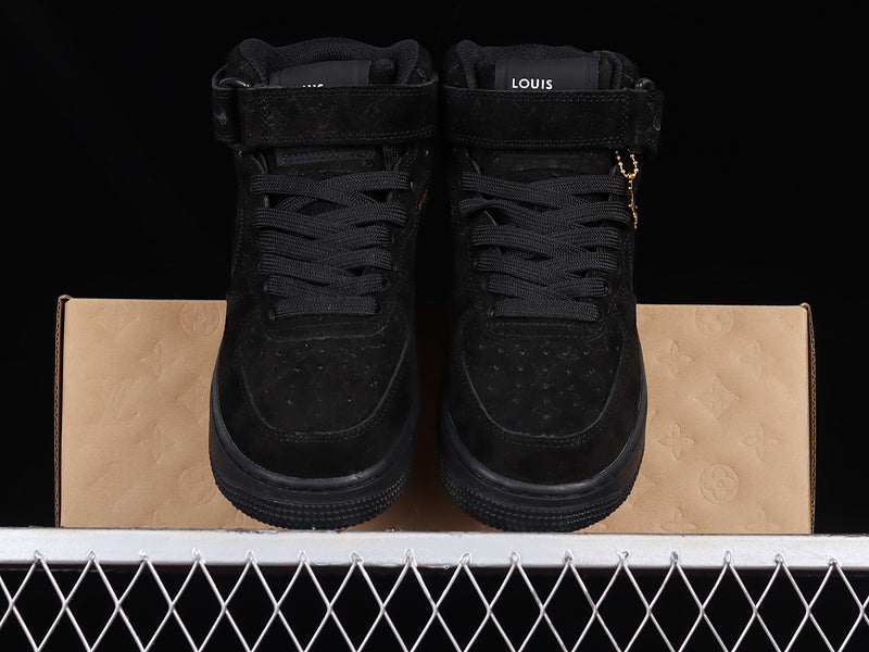 Air Force One High X Louis Vuitton Black-Gold
