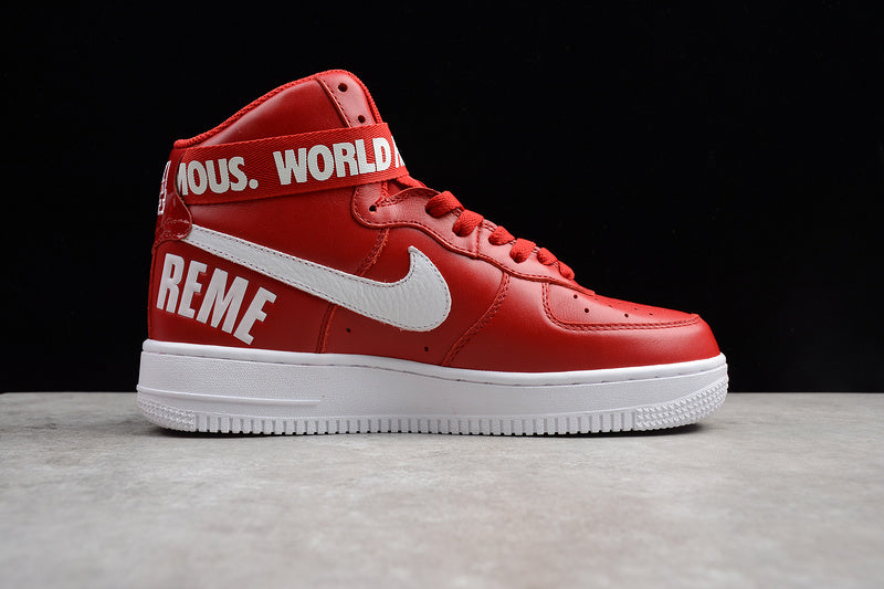 Air Force One High X Supreme SP Varsity Red/White