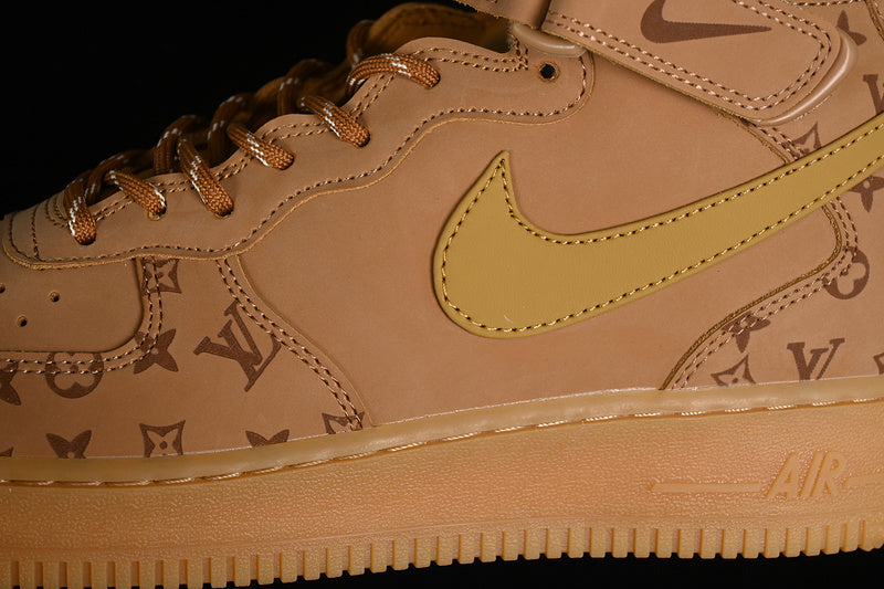 Air Force One High X Louis Vuitton Grey/Brown