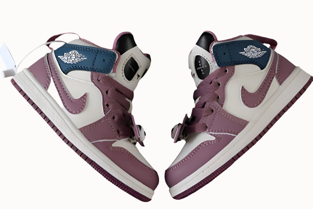 Kids Air Jordan 1 High 'Panda Pure Pink'