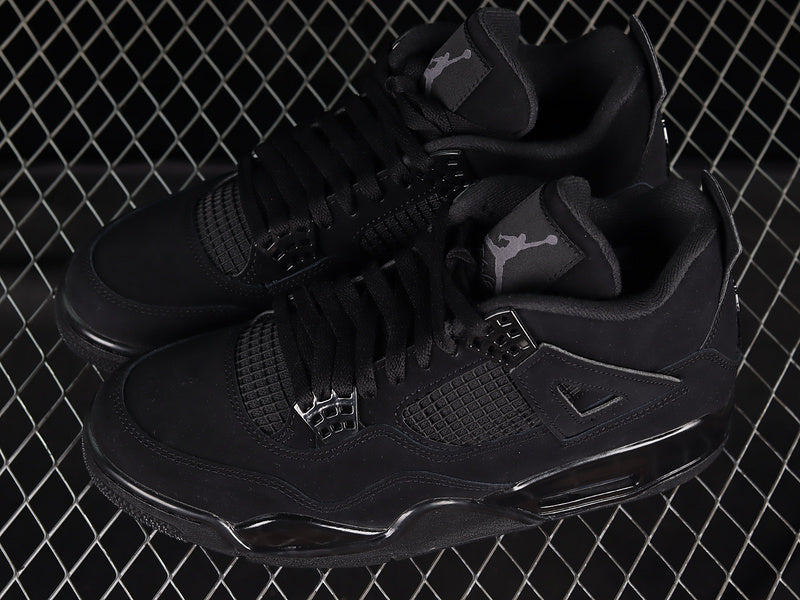 Air Jordan Retro 4 Black Cat 2020 Black-Light Graphite