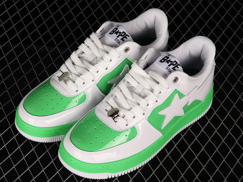 BAPE Bapesta 'White Green'