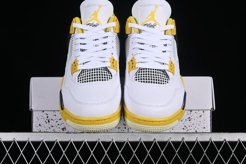 Air Jordan Retro 4 Vivid Sulfur White