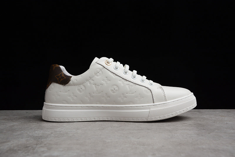 Louis Vuitton Time Monogram Leather White