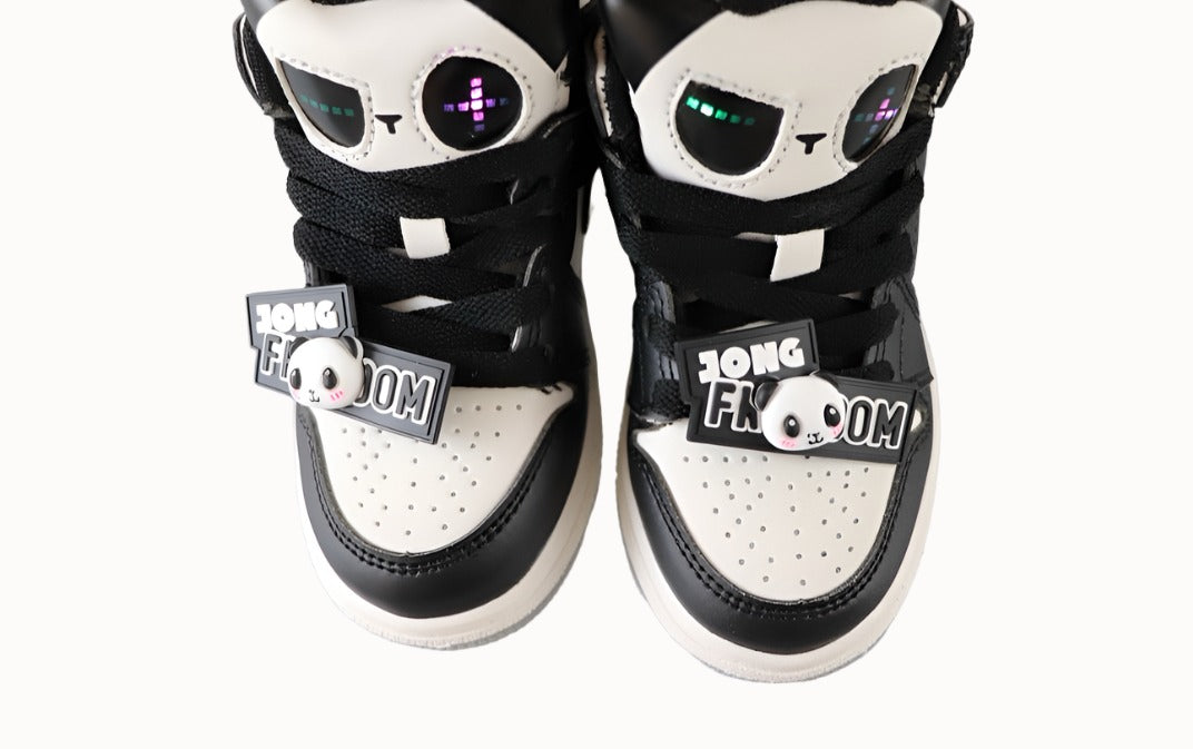 Kids Air Jordan 1 High 'Panda Black White'