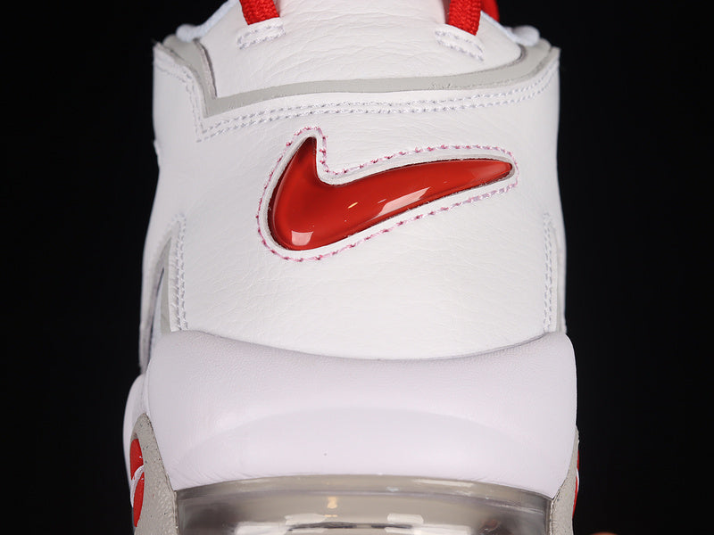 Air More Uptempo White/Grey-University Red