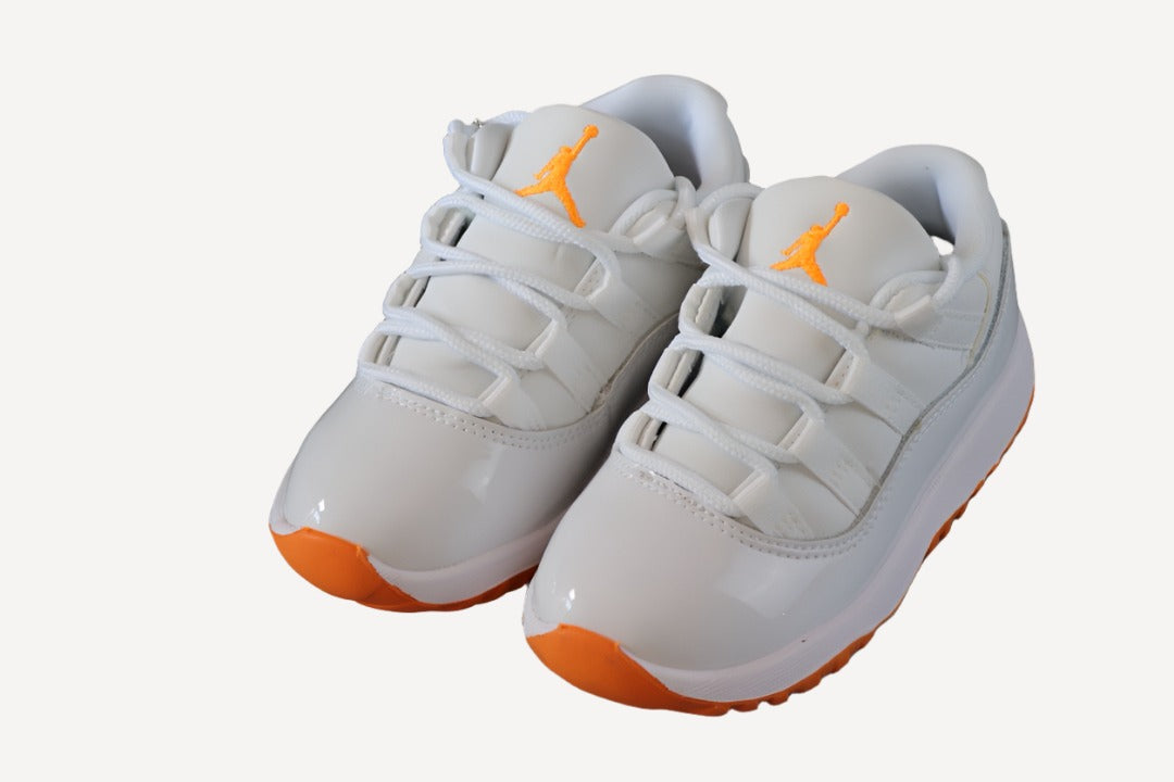 Kids Air Jordan Retro 11 Low 'Citrus'