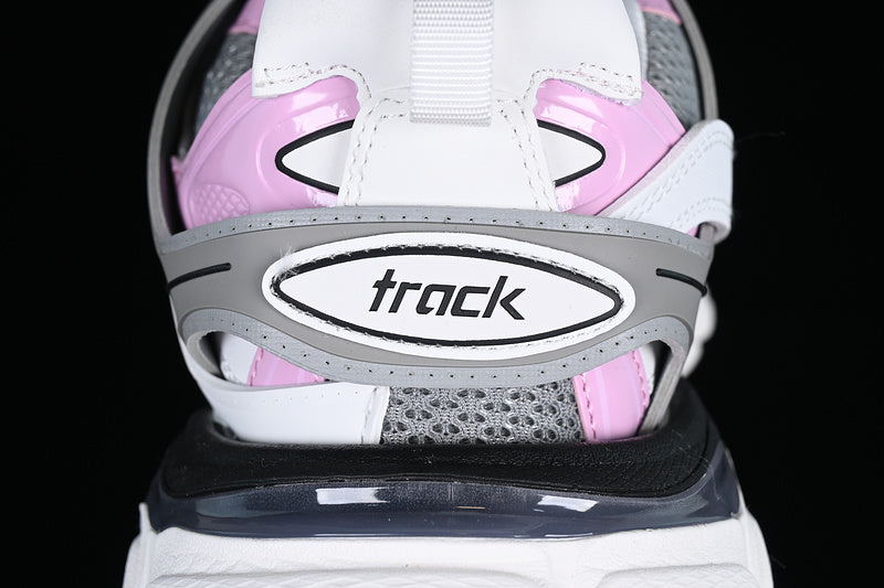 Balenciaga Track White/Dark Grey-Pastel Pink