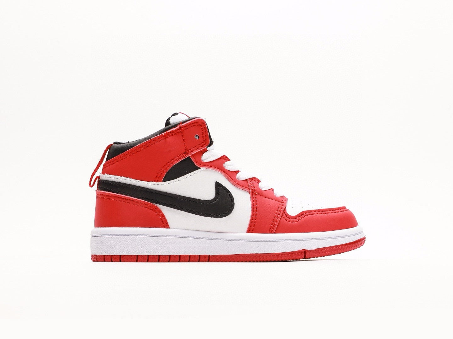 Kids Air Jordan 1 High 'Red White Black'