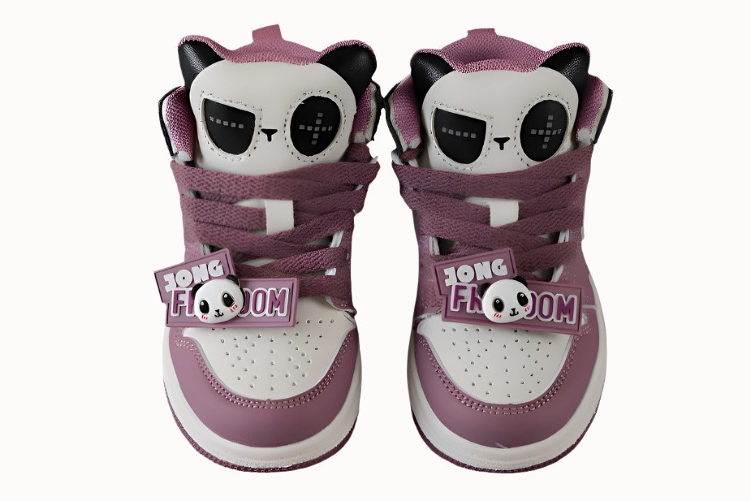 Kids Air Jordan 1 High 'Panda Pure Pink'