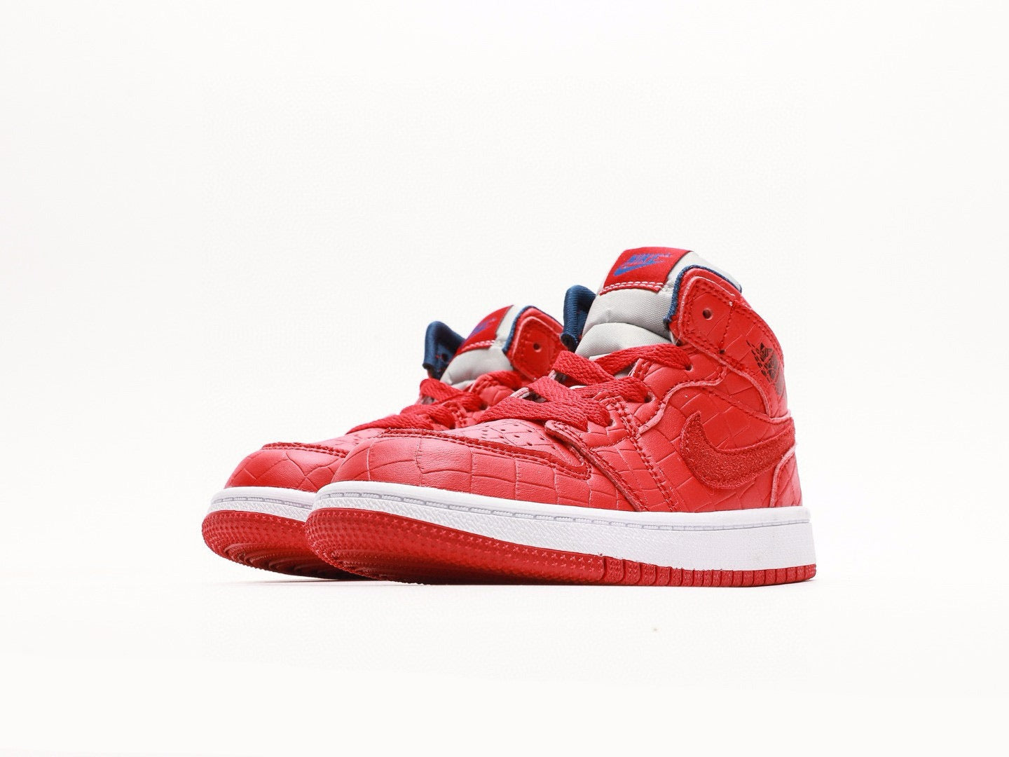 Kids Air Jordan 1 High 'Snake Skin Red'