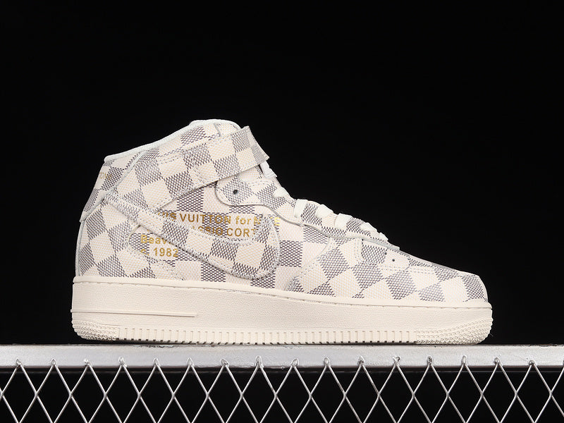 Air Force One High X Louis Vuitton White/Light Grey
