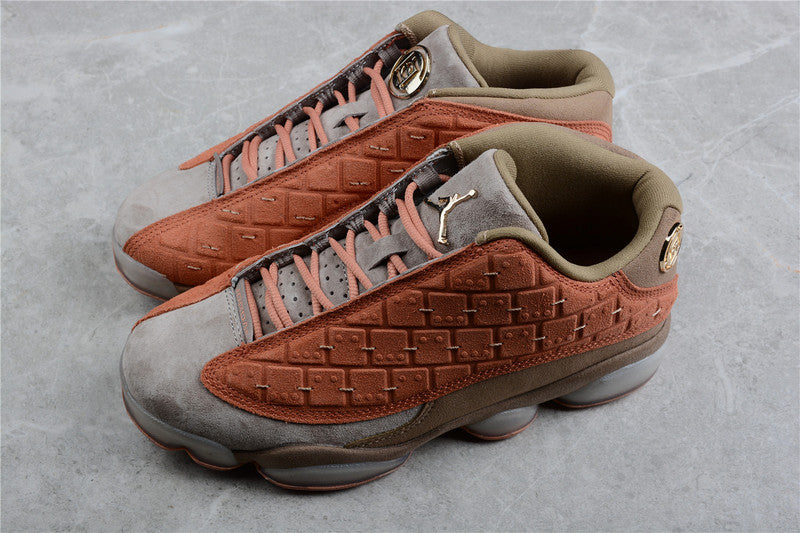 Air Jordan Retro 13 Low X Clot NRG Terracotta/Sepia Stone-Canteen