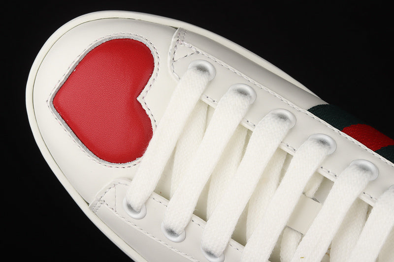 Gucci Ace 'Heart' White Red
