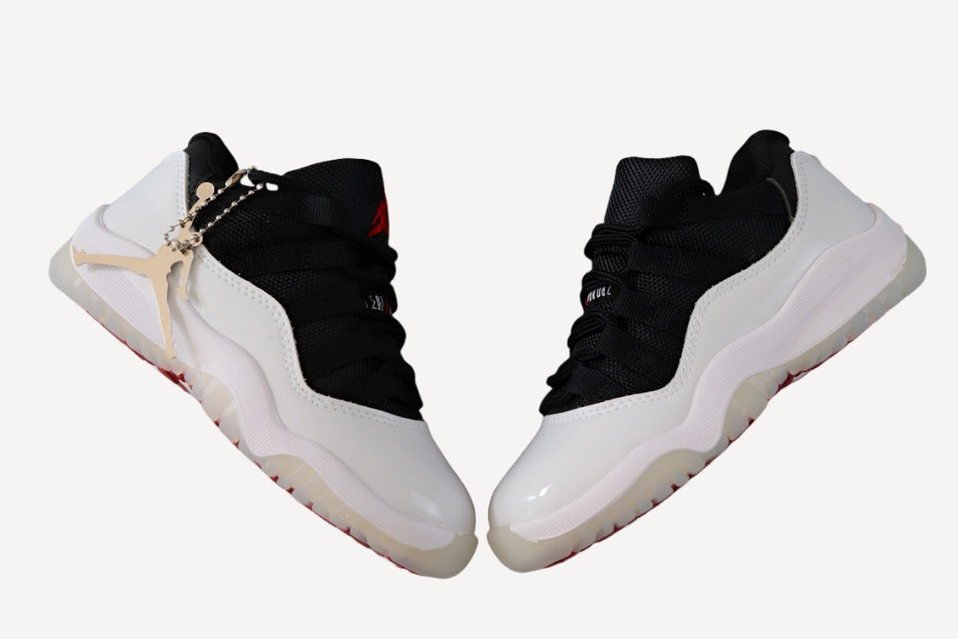 Kids Air Jordan Retro 11 Low 'Tuxedo'