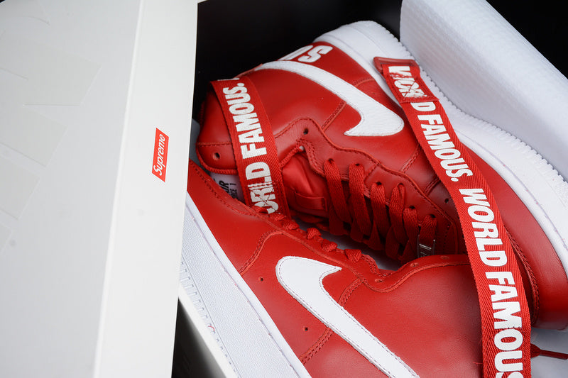 Air Force One High X Supreme SP Varsity Red/White