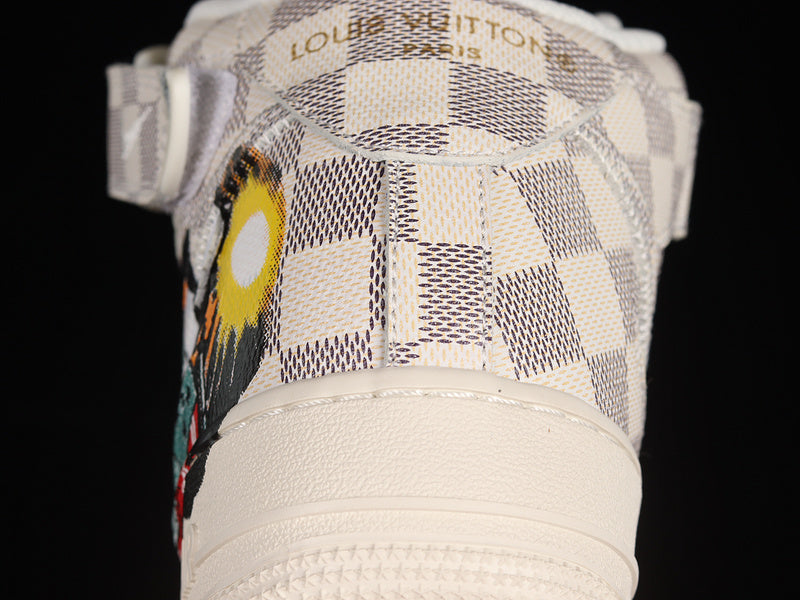 Air Force One High X Louis Vuitton White/Light Grey