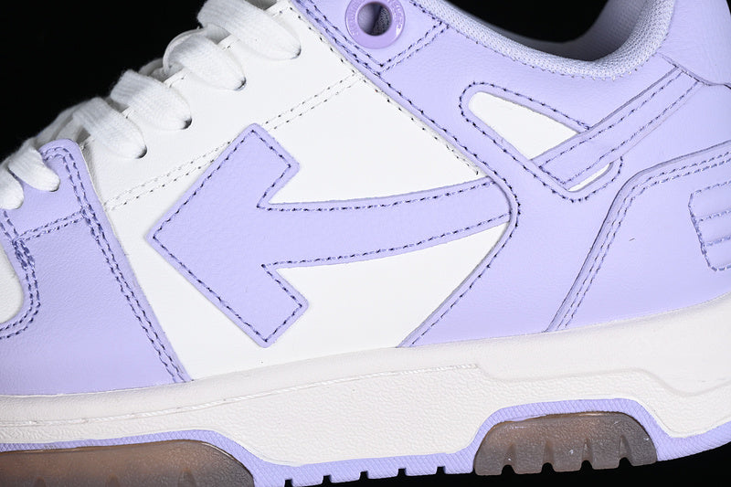 Off-White Out Of Office Calf Leather Lilac Purple