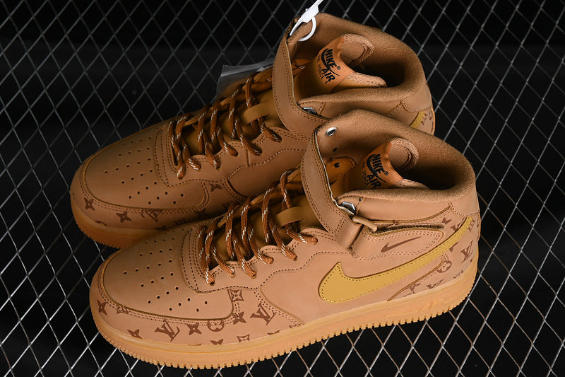 Air Force One High X Louis Vuitton Grey/Brown