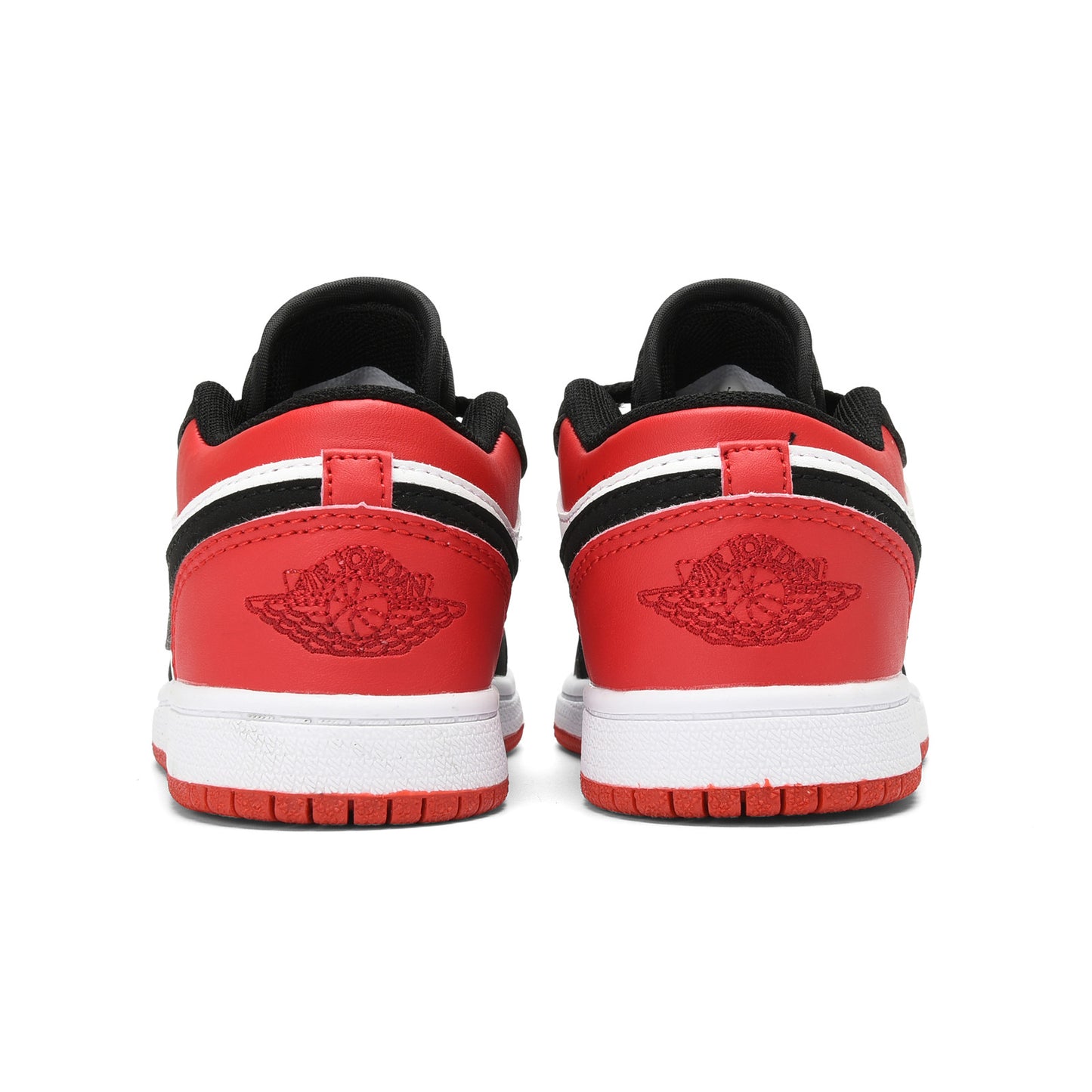 Kids Air Jordan 1 Low 'White Black Red'