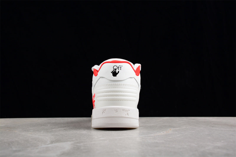 Off-White Out Of Office OOO For Walking White White Red FW21