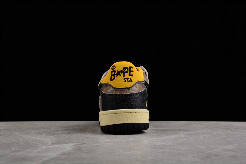 BATHING APE® Sk8 Sta 'Black Yellow'