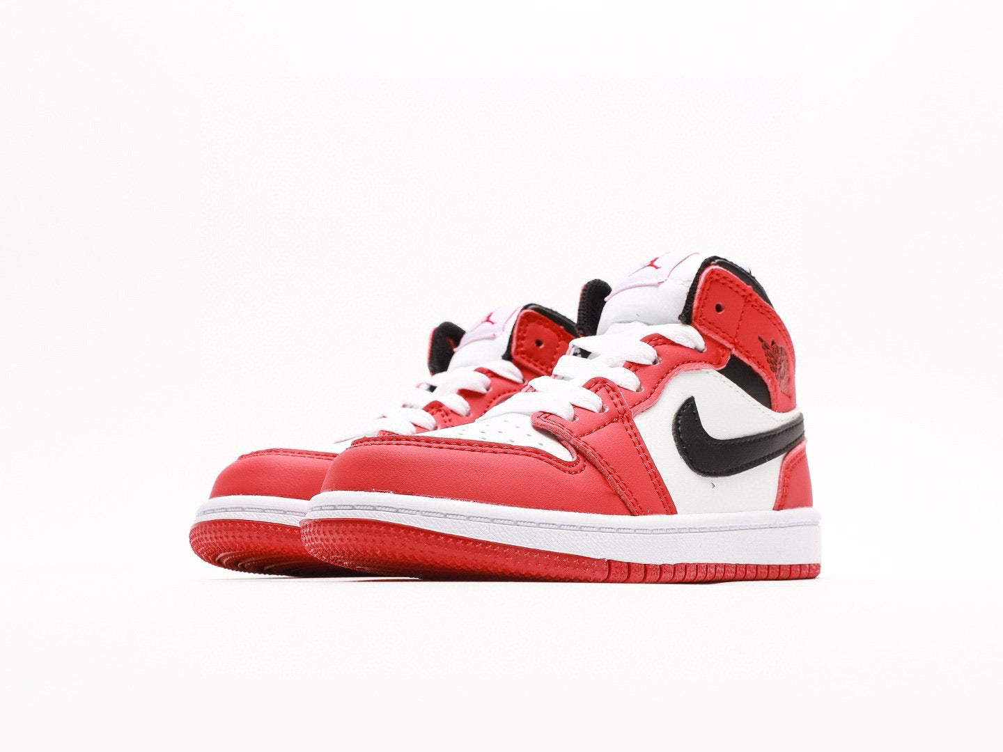 Kids Air Jordan 1 High 'Red White Black'