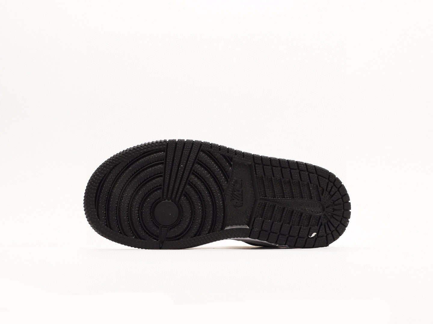 Kids Air Jordan 1 High 'Shiny Black White'