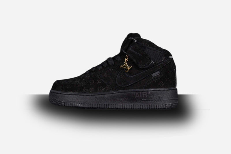 Air Force One High X Louis Vuitton Black-Gold
