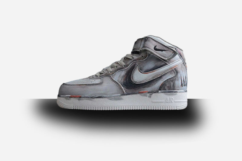Air Force One High WB Grey/White/Black