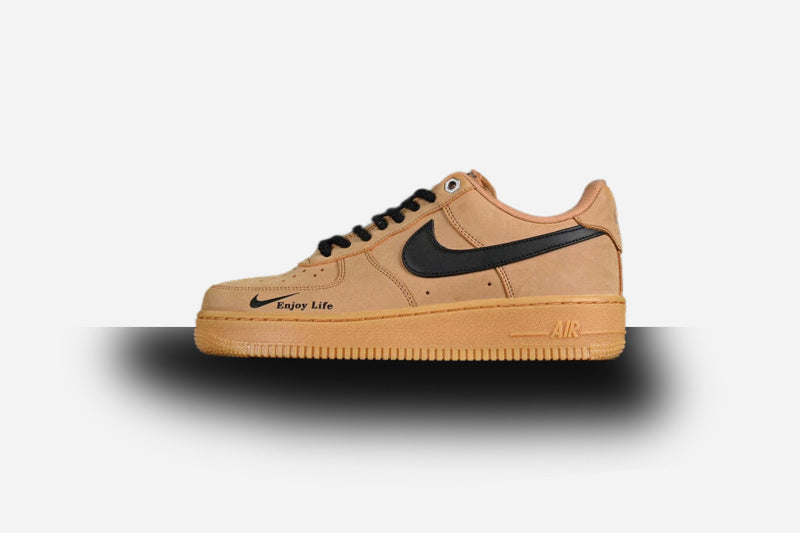Air Force One Low Black/Wheat
