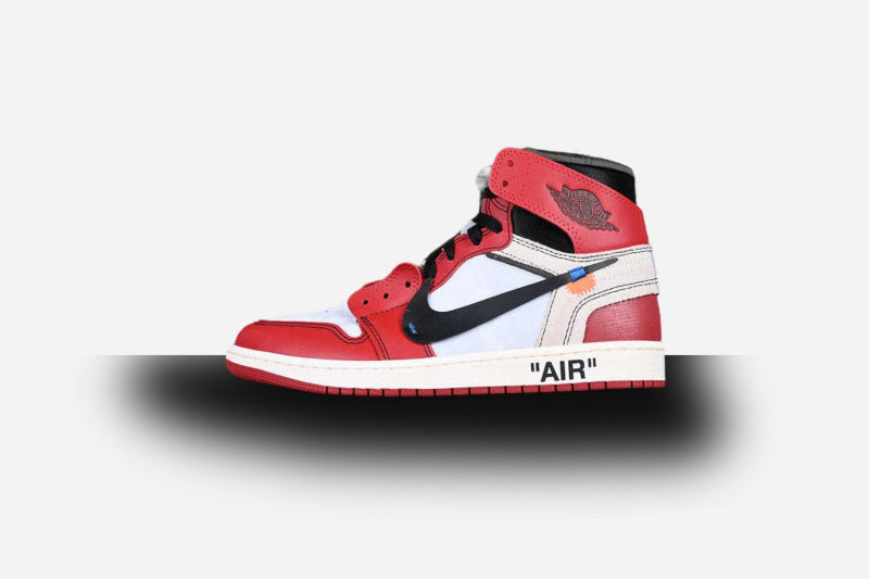 Air Jordan Retro 1 High X Off White Chicago Varsity Red/White-Black