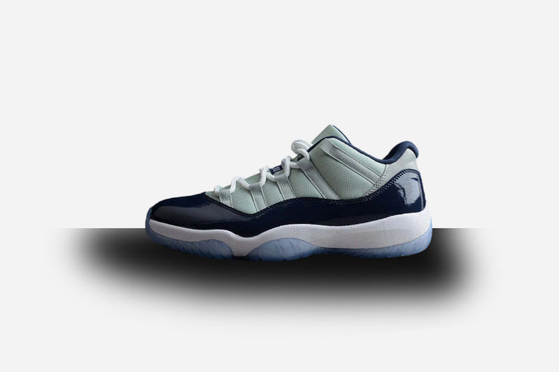 Air Jordan Retro 11 Low Georgetown Grey Mist/White-Midnight Navi