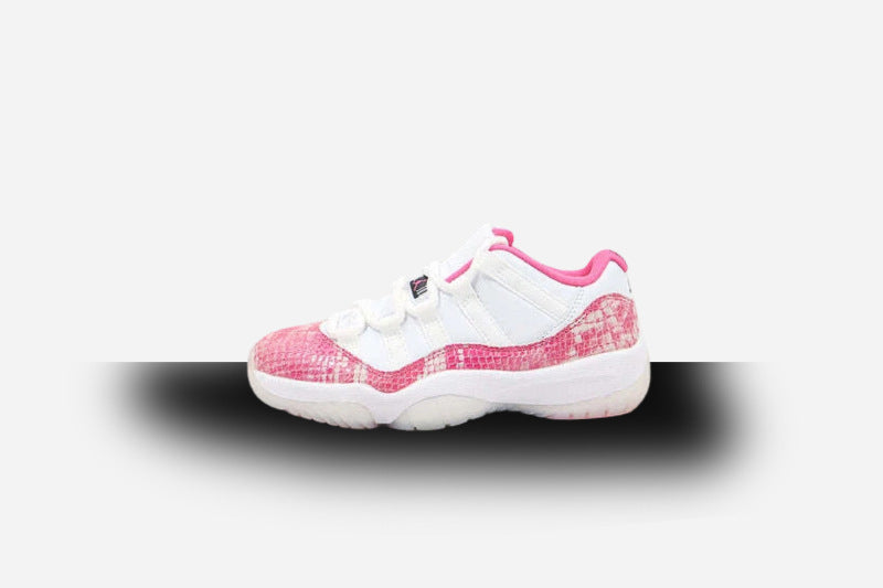 Air Jordan Retro 11 Low Pink Snakeskin/White-Watermelon