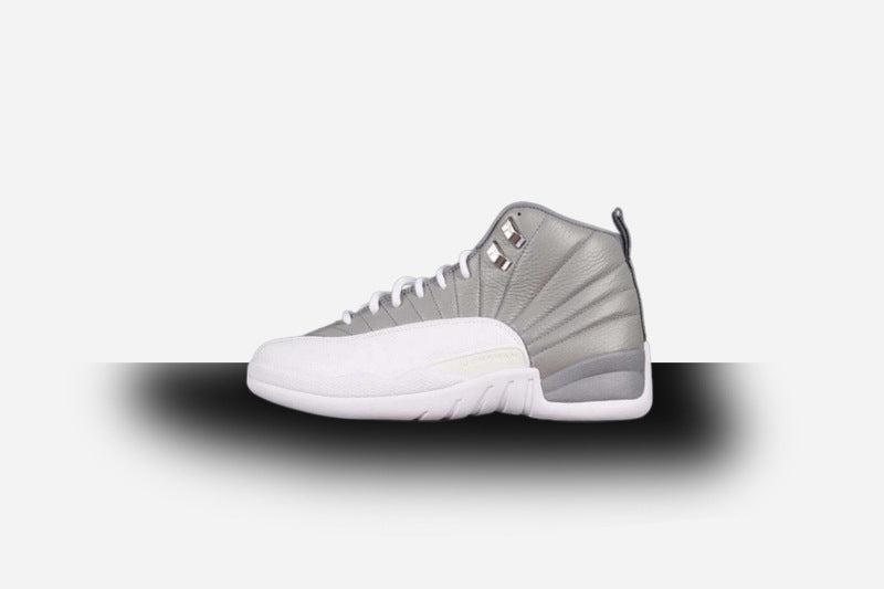 Air Jordan Retro 12 Stealth White-Cool Grey