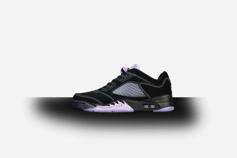 Air Jordan Retro 5 Low Dongdan Black/Purple-Grey