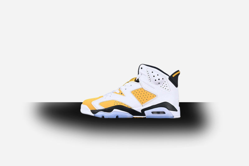 Air Jordan Retro 6 Yellow Ochre White/Black-Gold