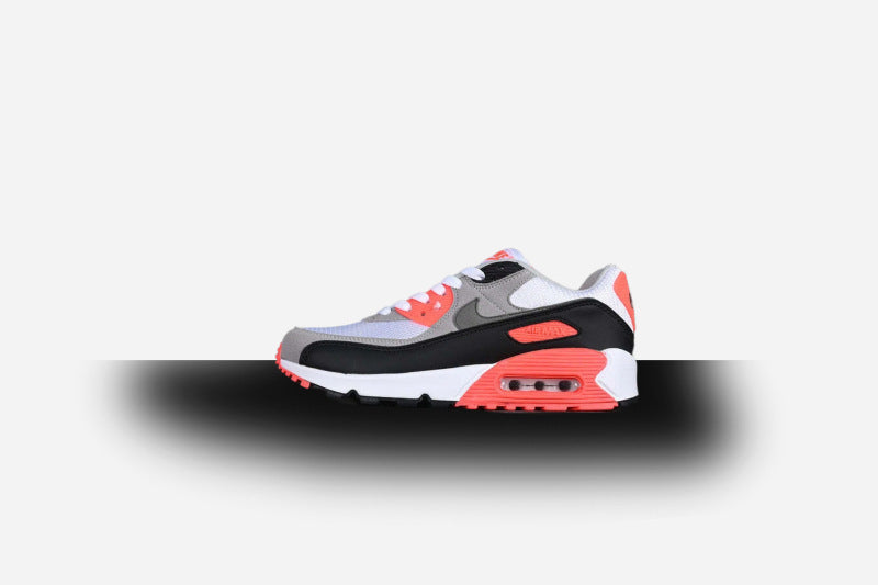 Air Max 90 White/Black-Punch Red