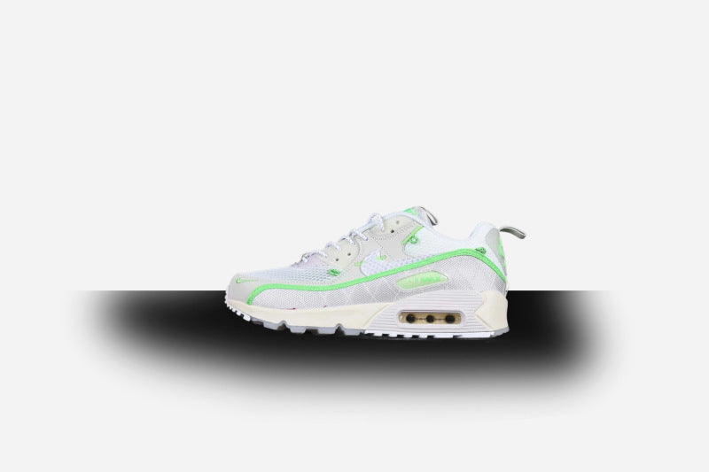 Air Max 90 White/Grey/Silver-Green