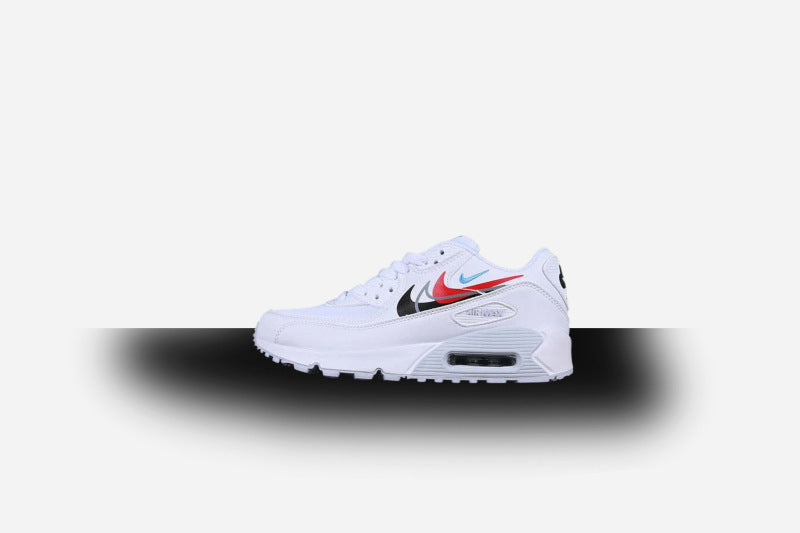 Air Max 90 White/Red-Black-Grey