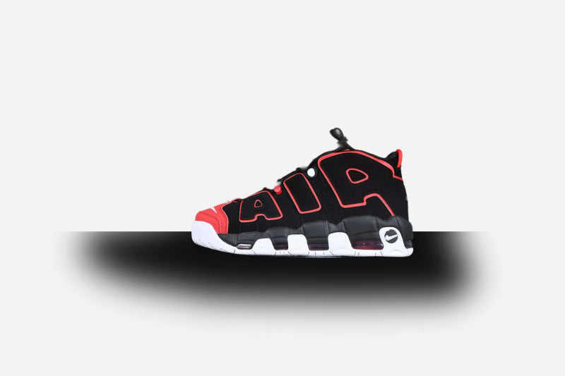 Air More Uptempo 96 Red Toe Black/University Red-White