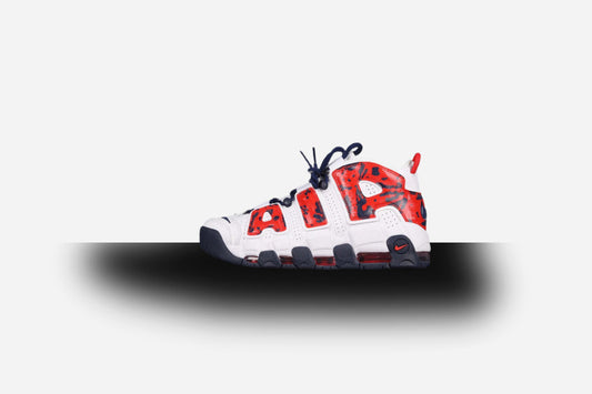 Air More Uptempo White/University Red-blue Void