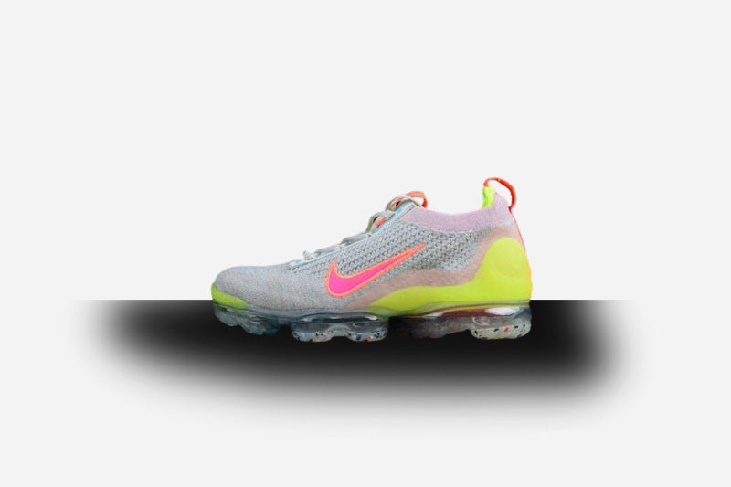 Air Vapormax 2021 Flyknit Neon Photon Dust/Bright Mango Volt-Hyper Pink