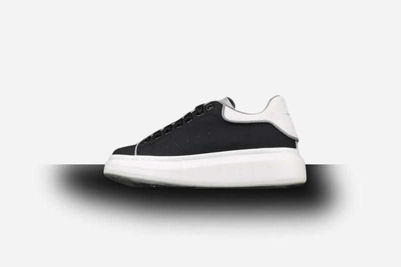 Alexander McQueen Oversized White-Black Border Grey