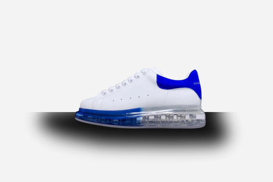 Alexander McQueen Sole Clear White-Blue