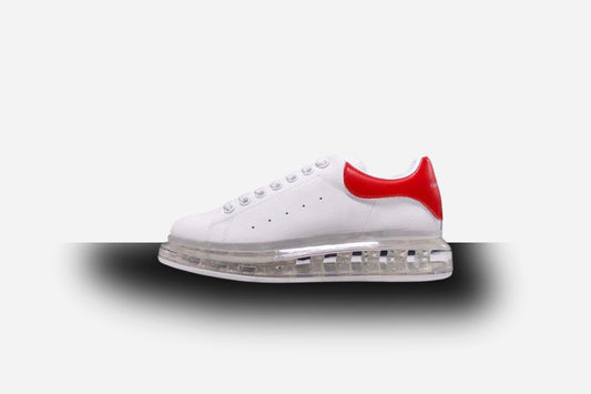 Alexander McQueen Sole Clear White-Gloss Blue